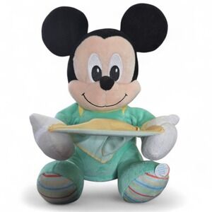 Disney Baby Peek A Boo Mickey Mouse Animated Plush 10" Interactive Talking